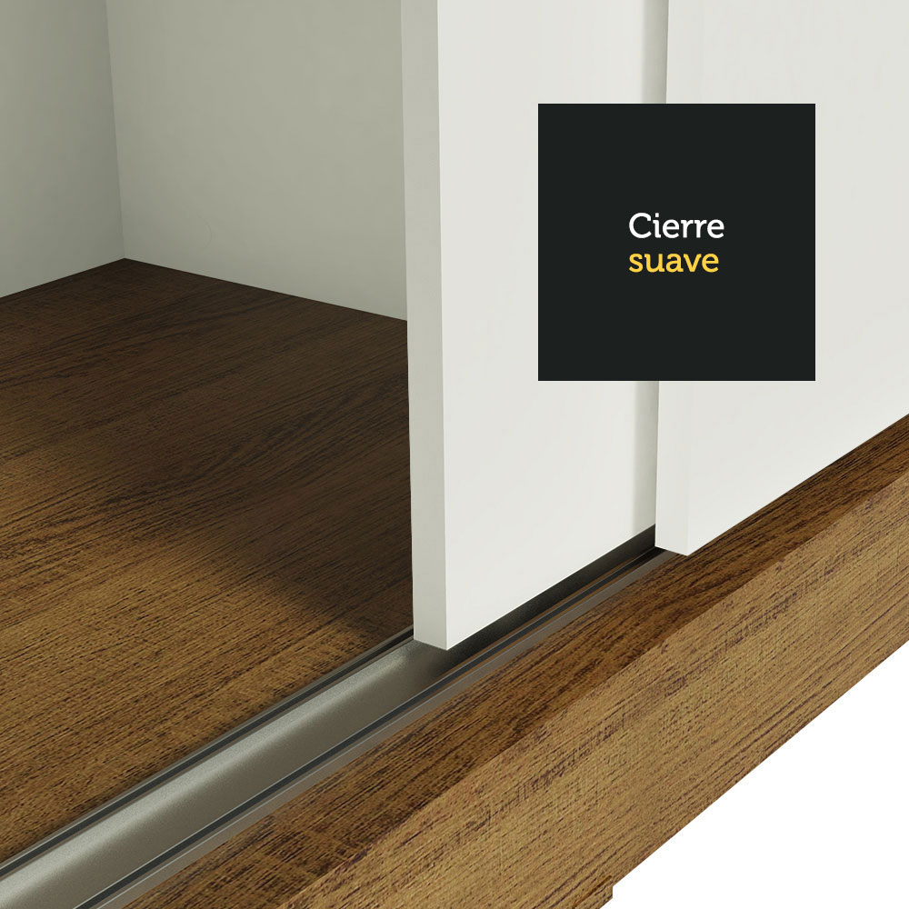 Foto 7 | Closet Madesa Marrón con 3 Puertas