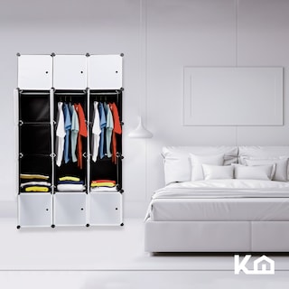 Foto 8 | Closet Armable Kingshouse Portátil color Blanco
