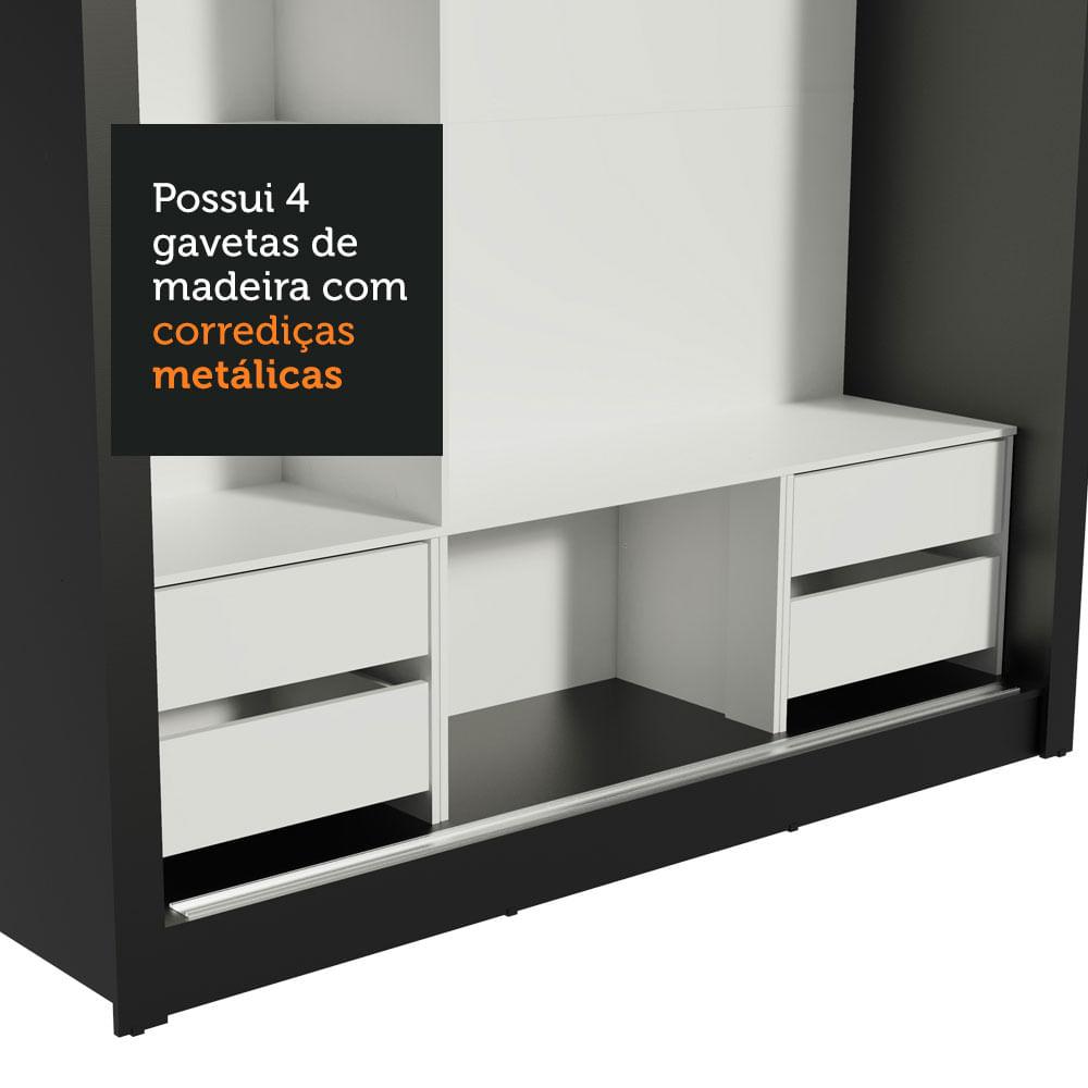Foto 9 pulgar | Closet Madesa Lyon Plus 3 Puertas Corredizas