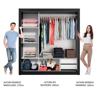 Foto 4 | Closet Madesa Lyon 3 Puertas Corredizas