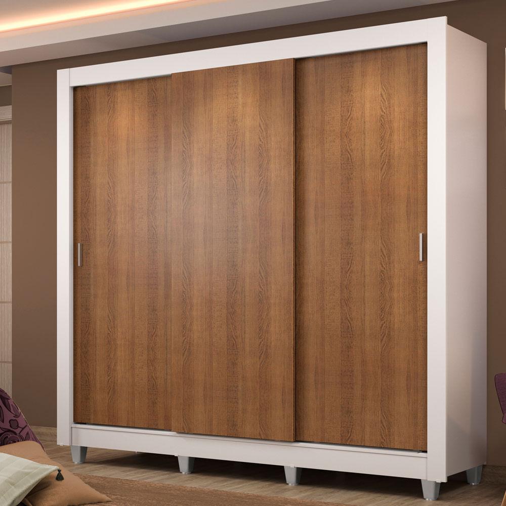 Foto 1 | Closet Madesa Lyon Plus con Patas 3 Puertas Corredizas 4 Cajones