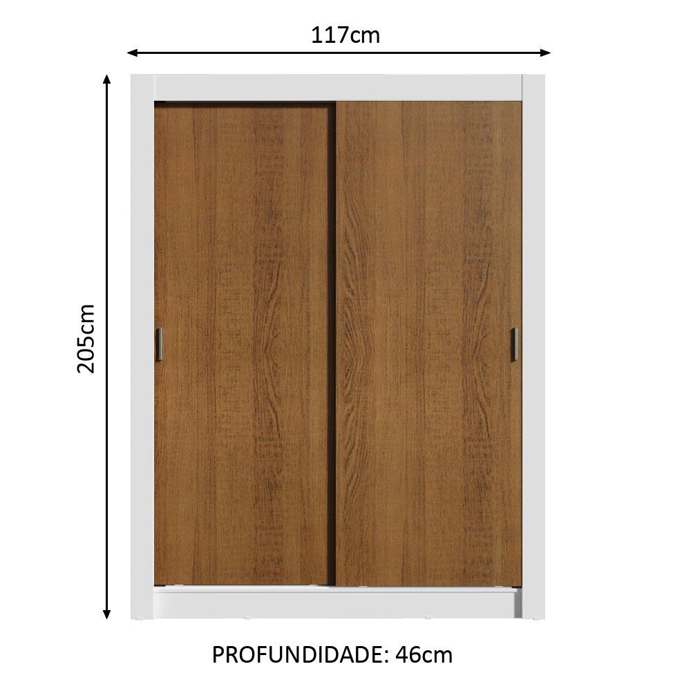 Foto 4 pulgar | Closet Madesa Dallas Plus 2 Puertas Corredizas 4 Cajones