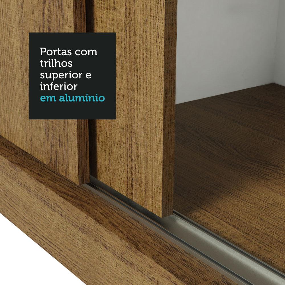Foto 7 | Closet Madesa Lyon 3 Puertas Corredizas con Espejos 2 Cajones