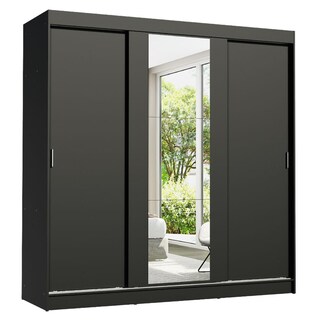 Foto 1 | Ropero Madesa Reno 3 Puertas Corredizas Con Espejo