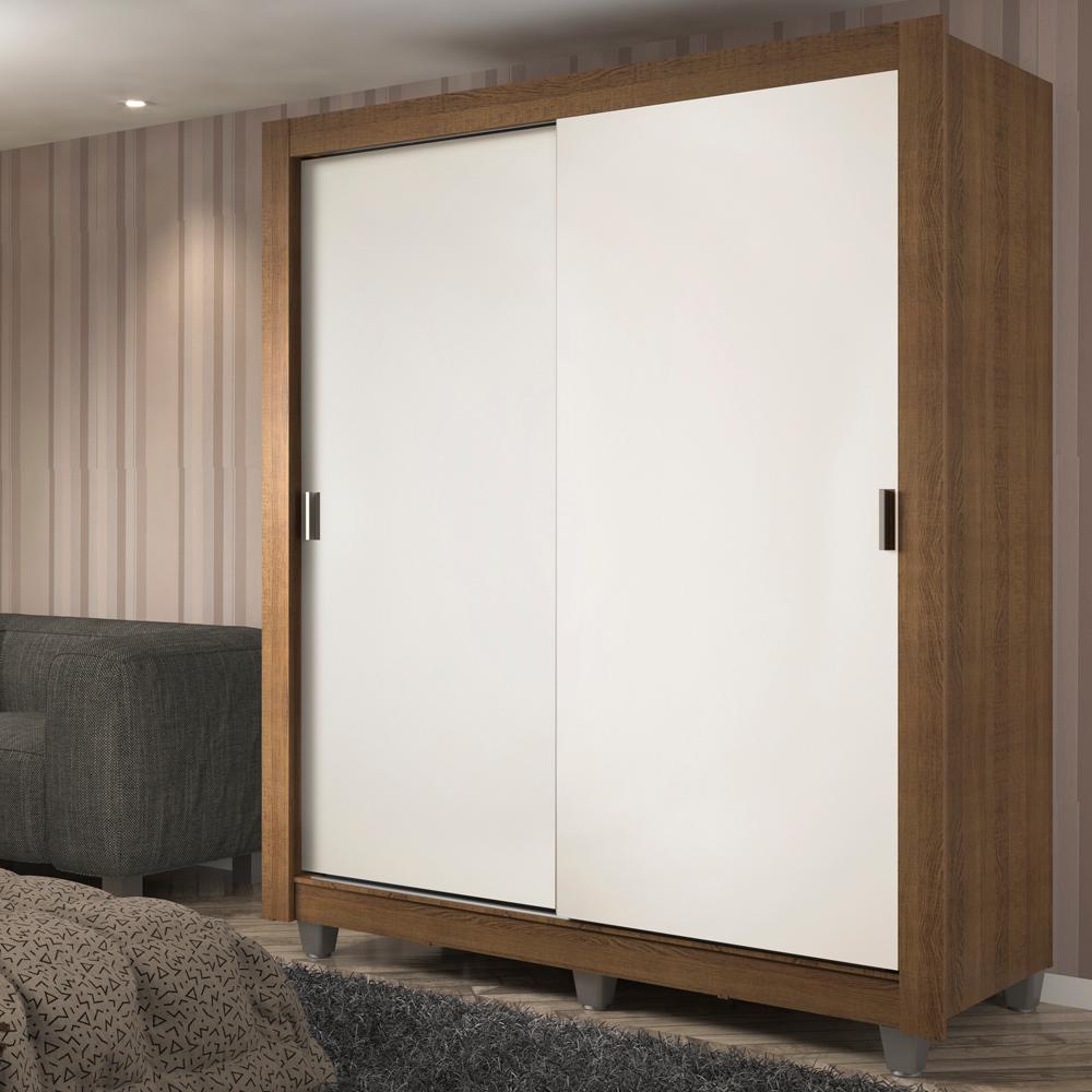 Foto 1 | Closet Madesa Dallas Plus con Patas 2 Puertas Corredizas 4 Cajones
