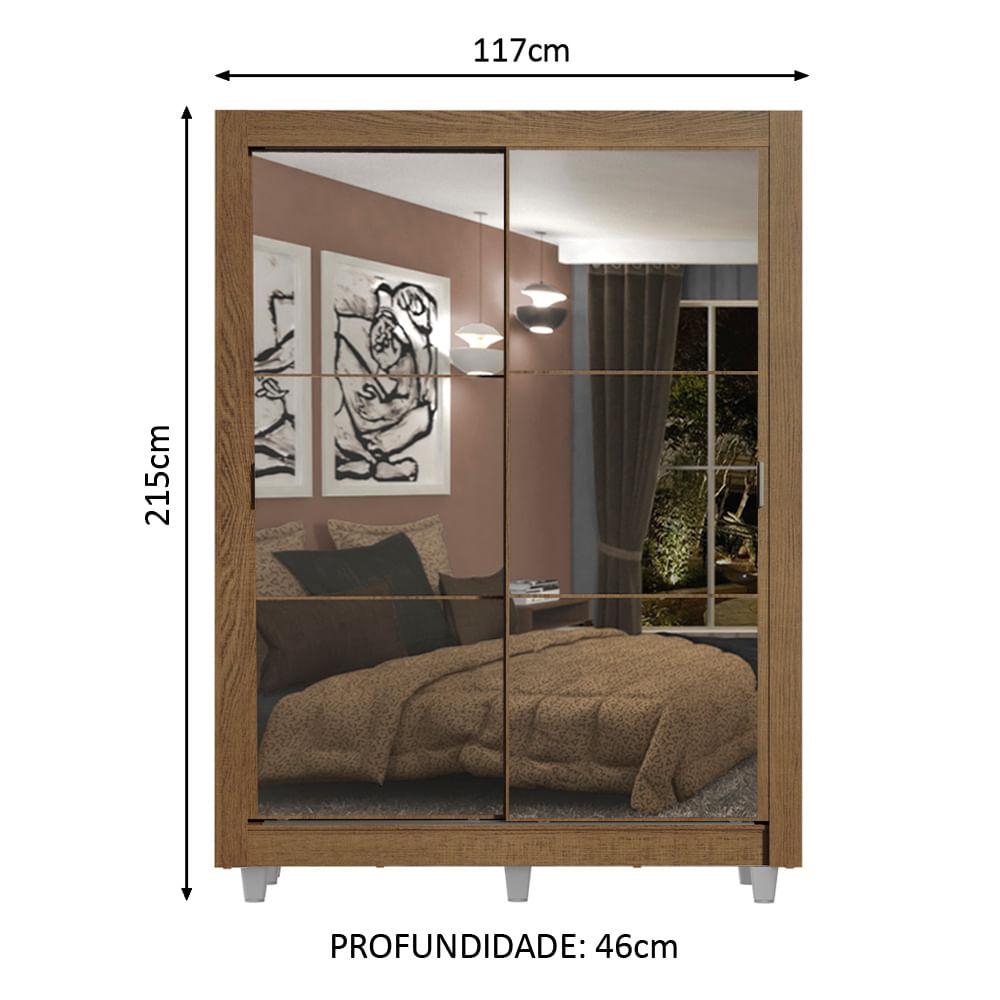 Foto 4 pulgar | Closet Madesa Café con Espejo