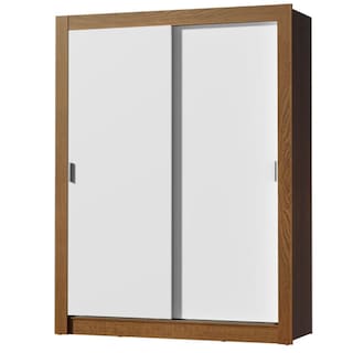 Foto 1 | Clóset Madesa Denver Marrón con Blanco 2 Puertas Corredizas