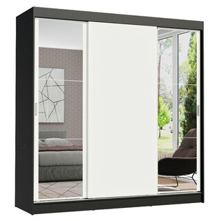 Foto 1 | Ropero Reno Madesa 3 Puertas Corredizas con Espejos