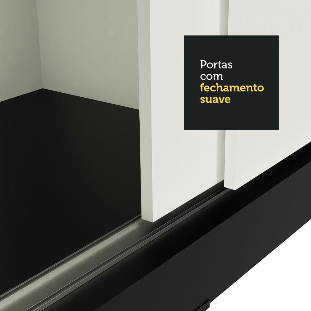 Foto 7 | Ropero Closet Madesa Reno 3 Puertas Corredizas con Espejo NB
