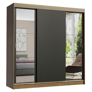 Foto 1 | Ropero Madesa Reno 3 Puertas Corredizas Con Espejos