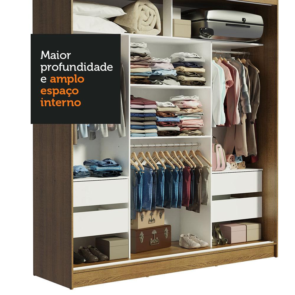 Foto 7 pulgar | Ropero Madesa Reno 3 Puertas Corredizas Con Espejos