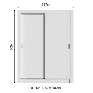 Foto 3 | Closet Madesa Dallas Plus 2 Puertas Corredizas 4 Cajones