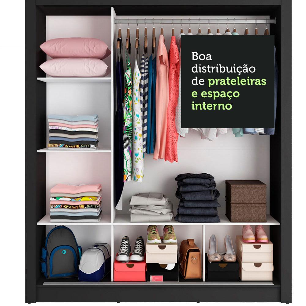 Foto 7 pulgar | Closet Madesa Marrón con Espejo