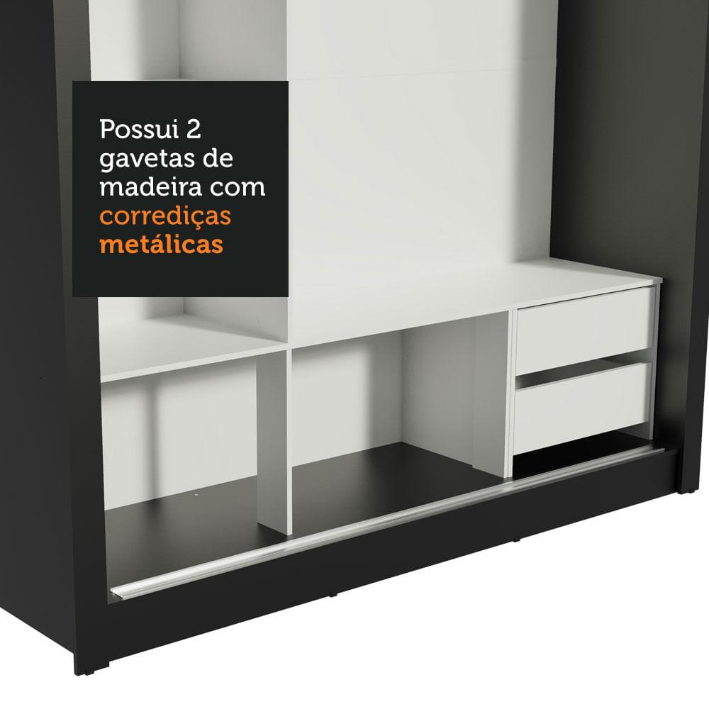 Foto 8 | Closet Madesa Lyon 3 Puertas Corredizas 2 Espejos 2 Cajones
