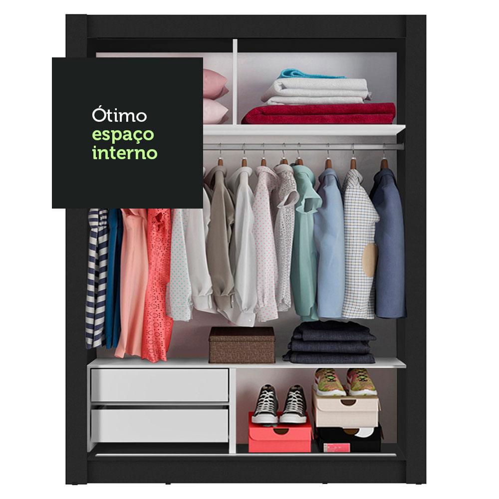 Foto 6 | Closet Madesa Dallas 2 Puertas Corredizas 1 Espejo 2 Cajones