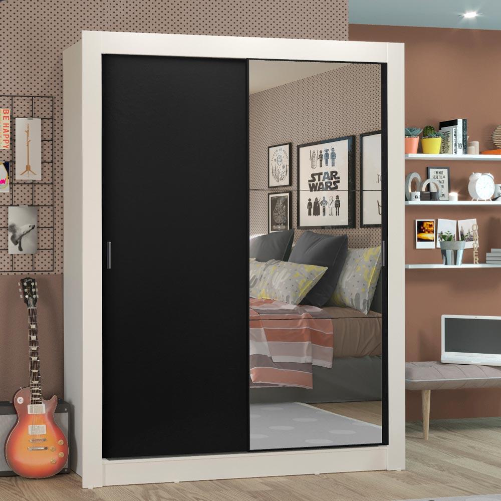 Closet Madesa Denver 2 Puertas Corredizas 1 Espejo