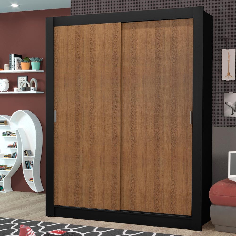 Closet Madesa Dallas Plus 2 Puertas Corredizas 4 Cajones