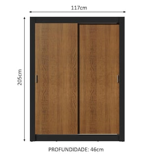 Foto 3 | Closet Madesa Dallas Plus 2 Puertas Corredizas 4 Cajones