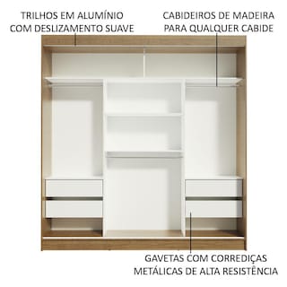 Foto 5 | Ropero Madesa Reno 3 Puertas Corredizas