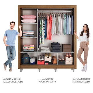 Foto 4 | Ropero 3 Puertas Corredizas con Espejos Mónaco Madesa Marrón