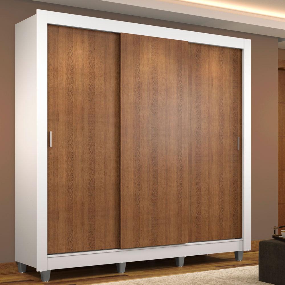 Foto 2 | Closet Madesa Blanco con 3 Puertas