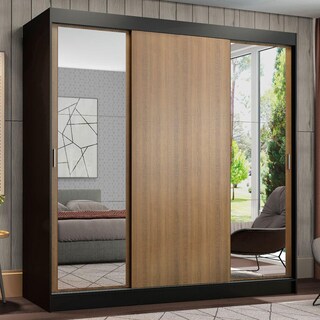 Foto 1 | Clóset Madesa Reno con 3 Puertas Corredizas y 2 Espejos