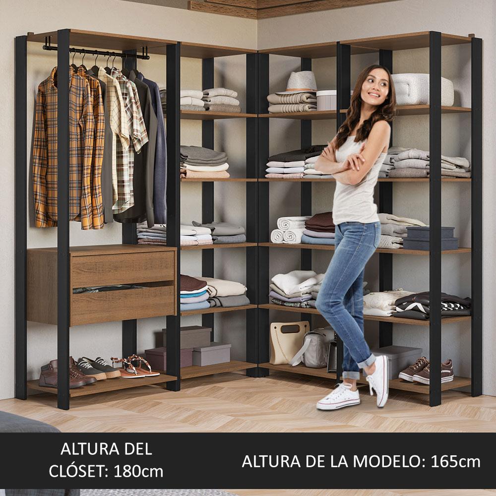 Foto 5 | Ropero Closet Guardarropas Madesa Valencia 337 cm