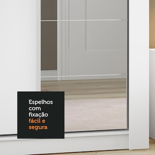 Foto 4 | Kit Con 3 Espejos De Ropero Closet Madesa 60 X 49,5cm