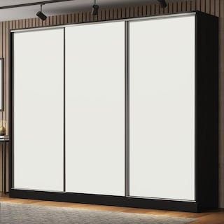 Foto 2 | Closet Madesa Blanco con 3 Puertas
