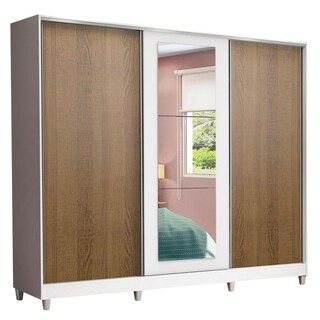 Foto 1 | Ropero Madesa 3 Puertas 1 Espejos con Pies