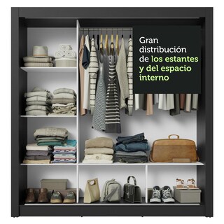 Foto 8 | Ropero Closet Madesa 3 Puertas 1 Espejo Ng