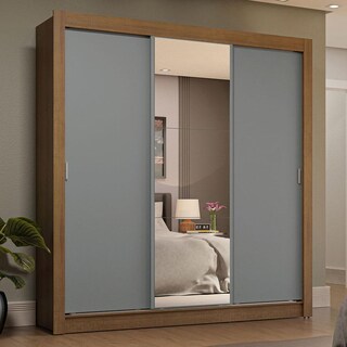 Foto 2 | Ropero Closet Madesa 3 Puertas 1 Espejo Mg 02