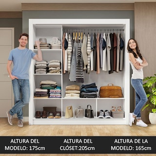 Foto 5 | Ropero Closet Madesa 3 Puertas Bb