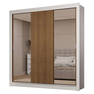 Foto 1 | Ropero Closet Madesa 3 Puertas 2 Espejos Bm 10