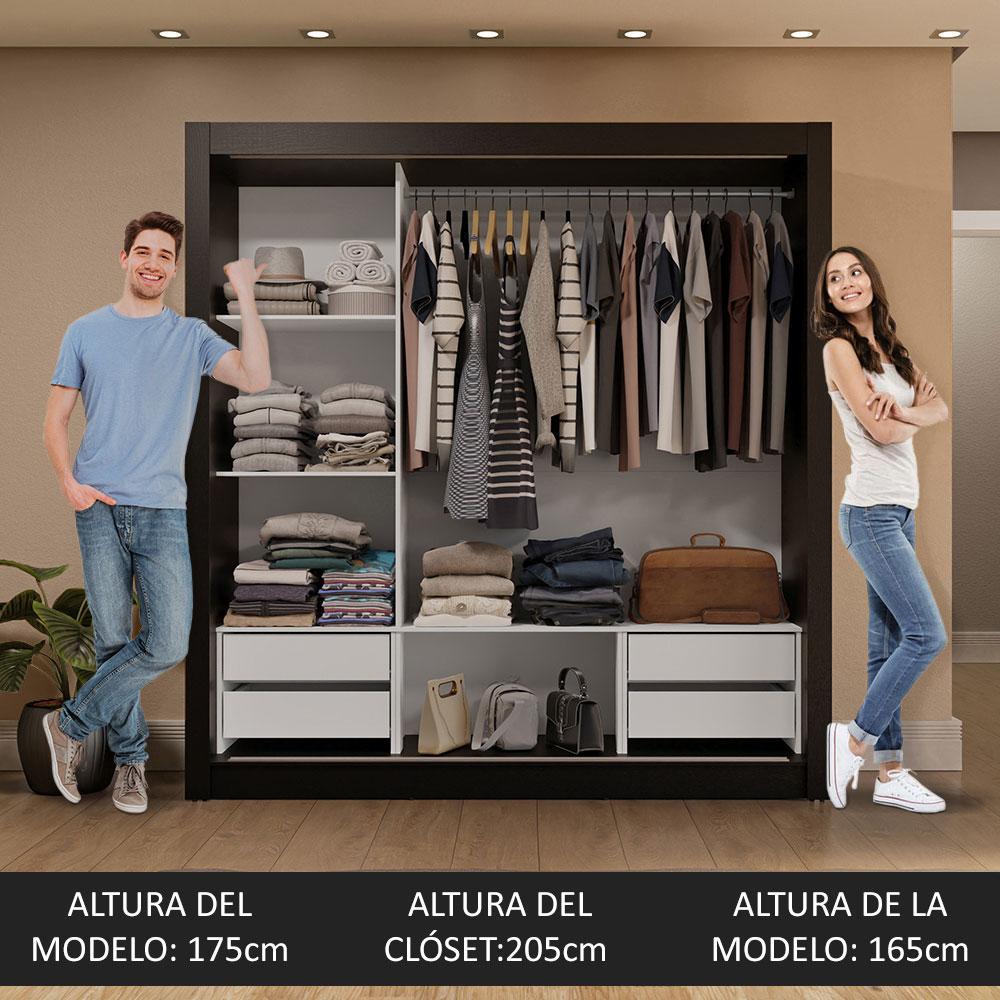 Foto 5 | Ropero Closet Madesa 3 Puertas 3 Espejos Nn 02