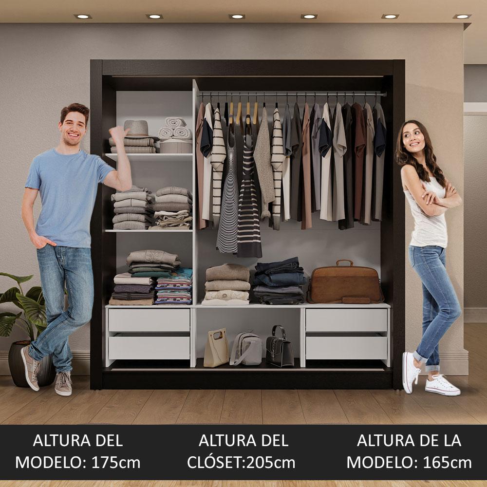 Foto 6 pulgar | Ropero Closet Madesa 3 Puertas Ng 02
