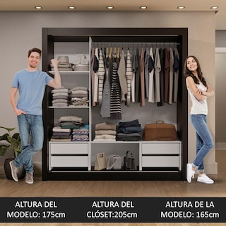Foto 5 | Ropero Closet Madesa 3 Puertas Ng 02