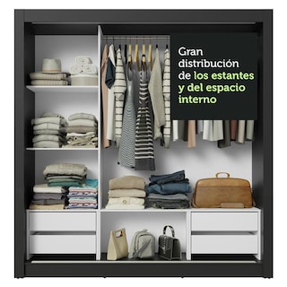 Foto 8 | Ropero Closet Madesa 3 Puertas Ng 02