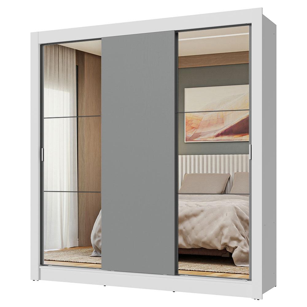 Foto 1 | Ropero Closet Madesa 3 Puertas 2 Espejos Bg