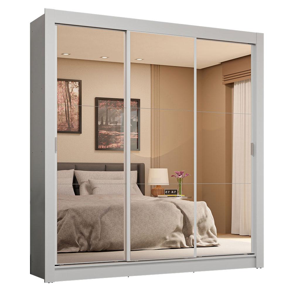 Ropero Closet Madesa 3 Puertas 3 Espejos Bb 02