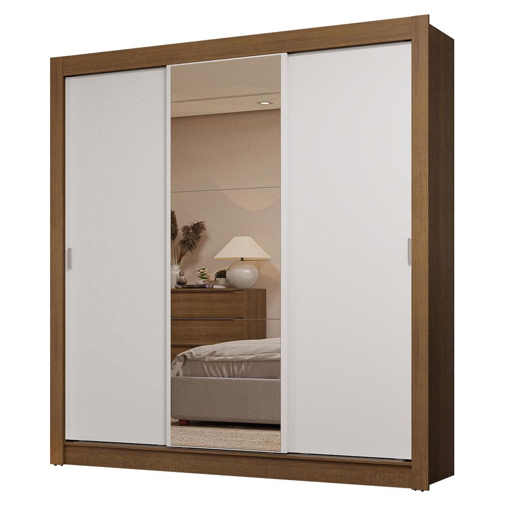 Ropero Closet Madesa 3 Puertas 1 Espejo Mb 01