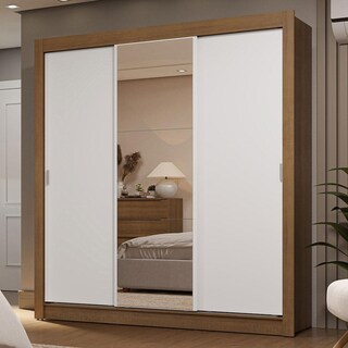 Foto 2 | Ropero Closet Madesa 3 Puertas 1 Espejo Mb 01