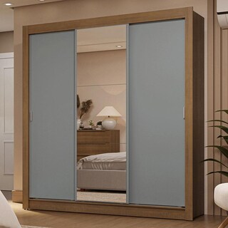 Foto 2 | Ropero Closet Madesa 3 Puertas 1 Espejo Mg 01