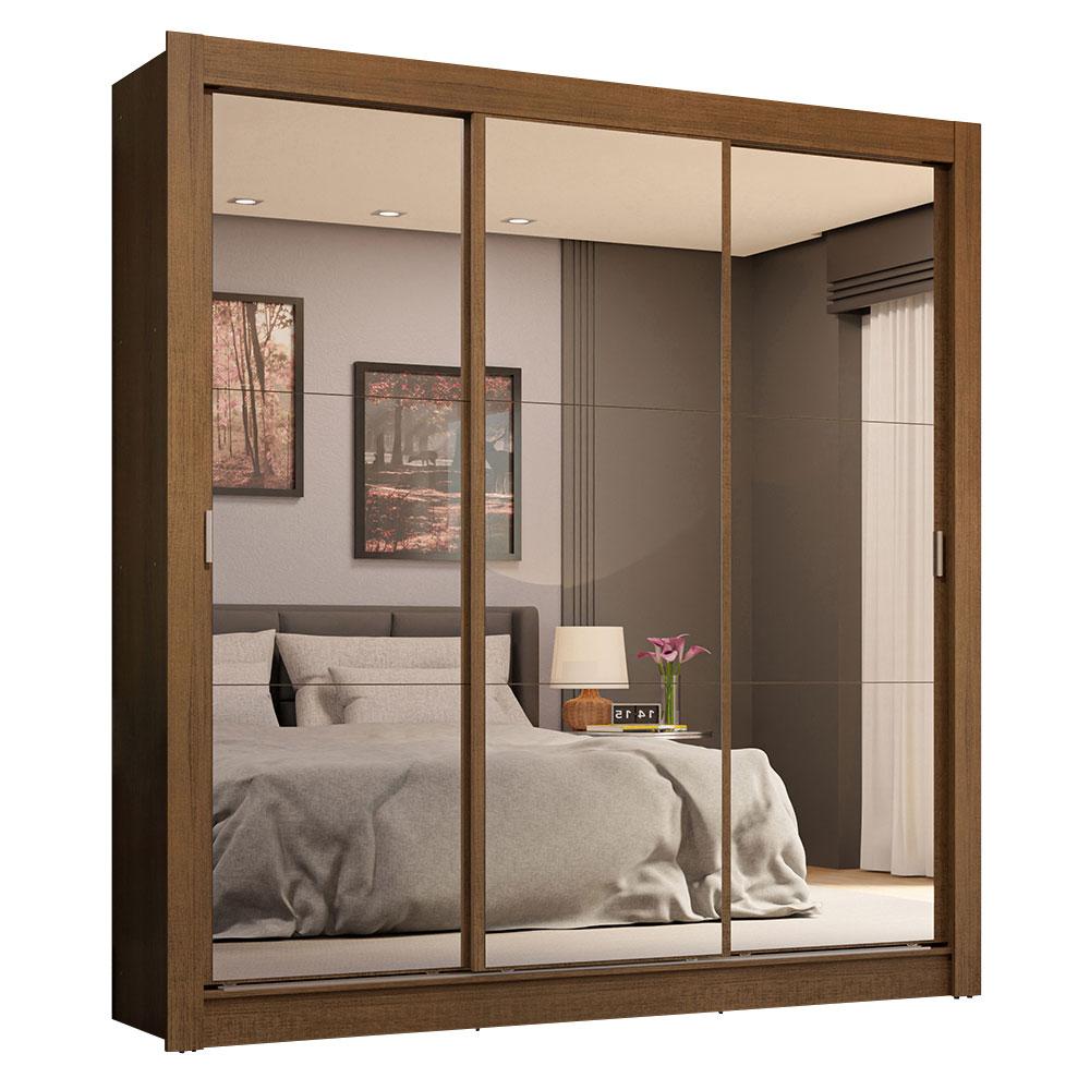 Ropero Closet Madesa 3 Puertas 3 Espejos Mm 02
