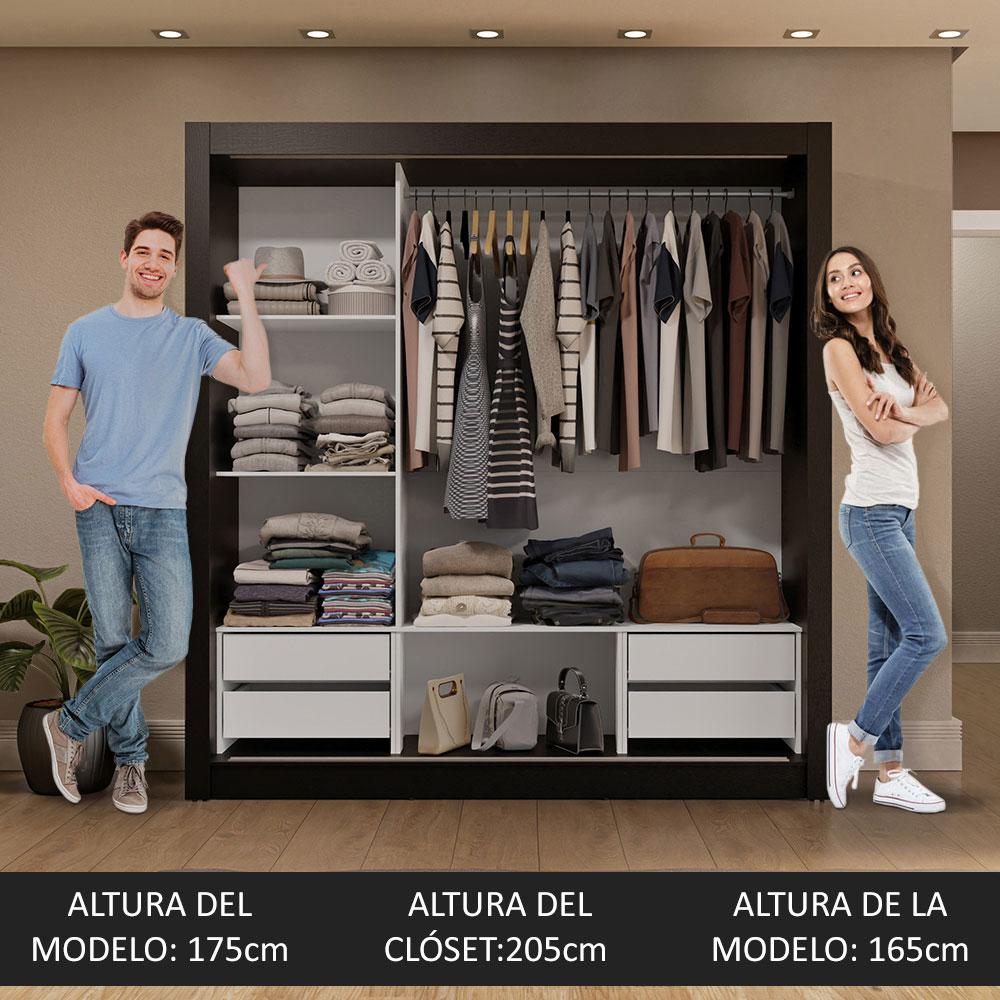 Foto 5 | Ropero Closet Madesa 3 Puertas 2 Espejos Ng 02