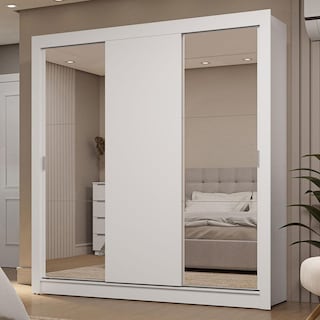 Foto 2 | Ropero Closet Madesa 3 Puertas 2 Espejos Bb 01