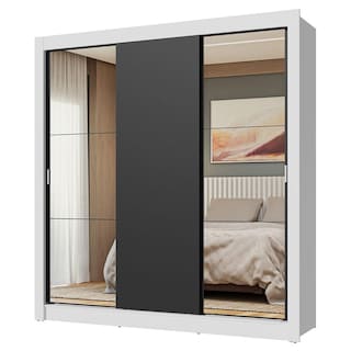 Foto 1 | Ropero Closet Madesa 3 Puertas 2 Espejos Bn