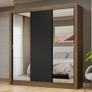 Foto 2 | Ropero Closet Madesa 3 Puertas 2 Espejos Mn