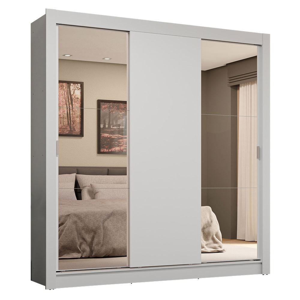 Ropero Closet Madesa 3 Puertas 2 Espejos Bb 02