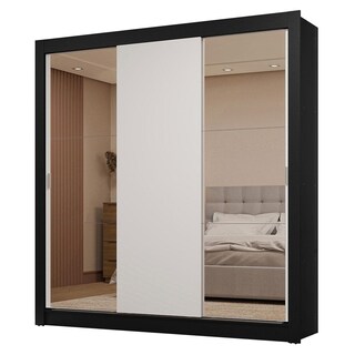 Foto 1 | Ropero Closet Madesa 3 Puertas 2 Espejos Nb 01